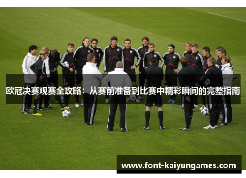 欧冠决赛观赛全攻略：从赛前准备到比赛中精彩瞬间的完整指南